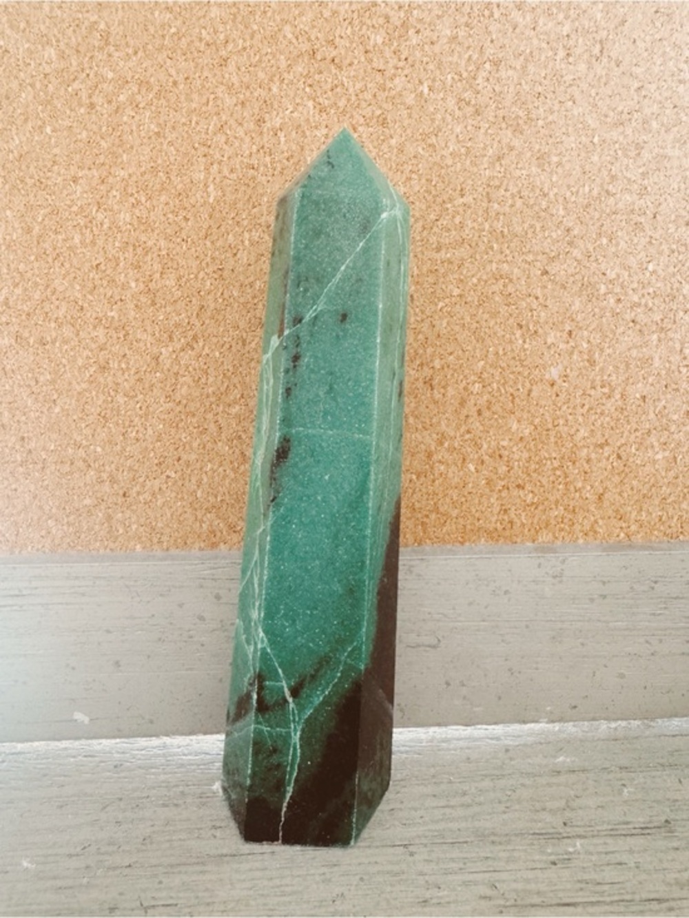 Ruby Zoisite Crystal Tower Point